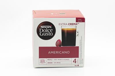Кофе натуральный жареный молотый Nescafe Dolce Gusto Americano 16 кап. 136 гр