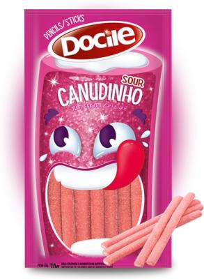 Жевательныймармелад Docile SOUR TUTTI-FRUTTI PENCILS 70 грамм