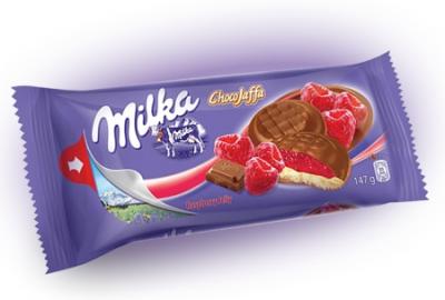 Milka Jaffa Delicje Raspberry Cookies 147 грамм