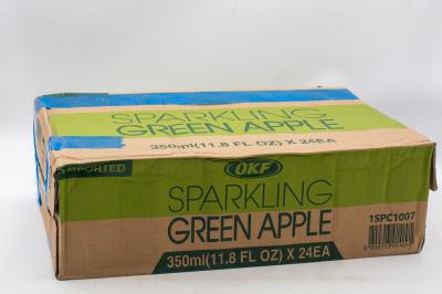 Напиток б/а газированный OKF Sparkling Green Apple (ОКФ Зеленое Яблоко) 350 мл