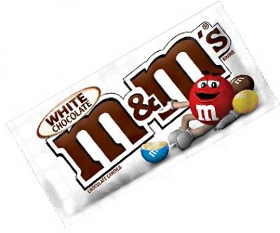 Шоколадное драже M&Ms White Chocolate с белым шоколадом 42.5 грамм